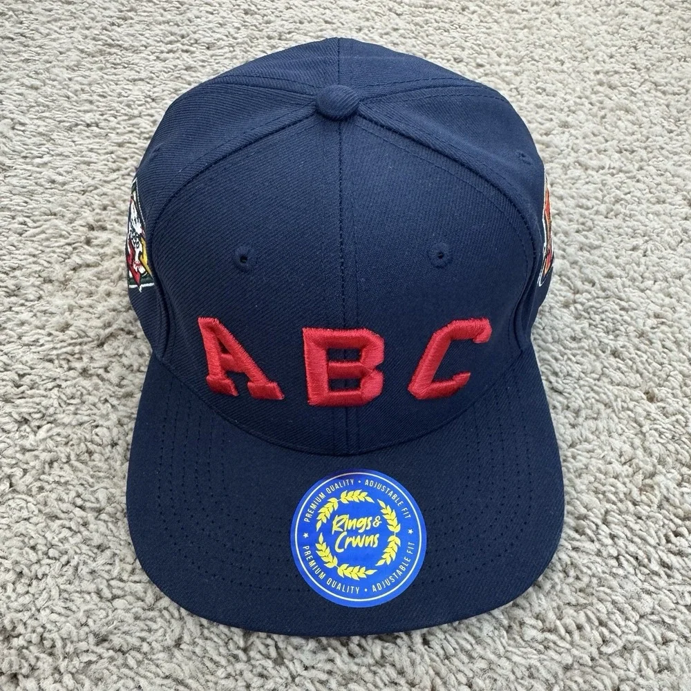 Atlanta Black Crackers Hat City Arch Youth Snapback Rings & Crwns NLB Side Patch